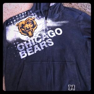 NFL Chicago Bears Black and White Jacket